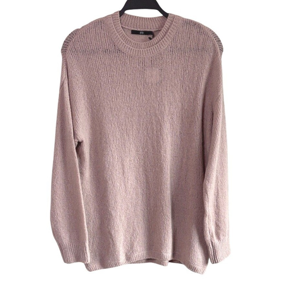 Jarbo Cashmere Pink Crewneck Sweater‎ Relaxed NEW Fits Small to Medium